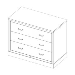 Kidsmill Newport Commode Grijs -Babykamers Verkoopwinkel knipsel newport ll chest 6 9d3b