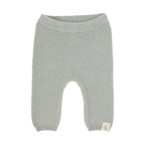 Laessig Knitted Garden Explorer Broekje Aqua Grey Mt. 74-80 1 Laessig Knitted Garden Explorer Broekje Aqua Grey Mt. 74-80