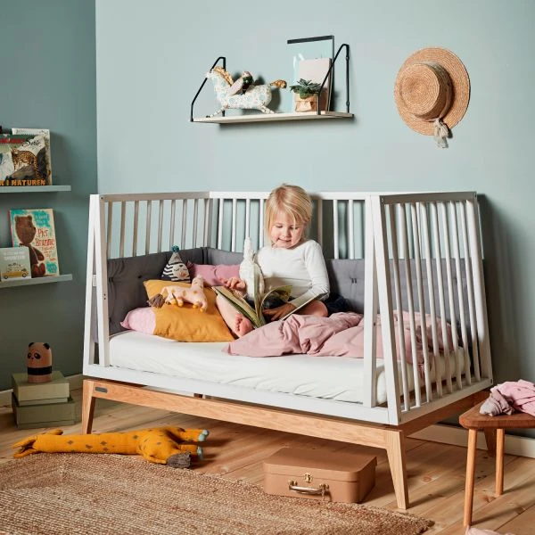 Leander Luna Babybed White / Oak 60 X 120 Cm 4 Leander Luna Babybed White / Oak 60 X 120 Cm - Afbeelding 4