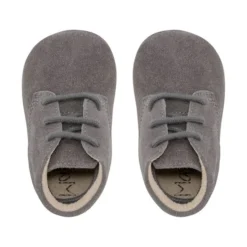 Mavies Classic Babyschoentjes Grey Suede Mt. XS