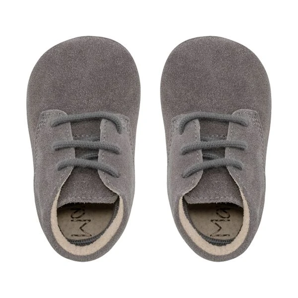 Mavies Classic Babyschoentjes Grey Suede Mt. XS 1 Mavies Classic Babyschoentjes Grey Suede Mt. XS