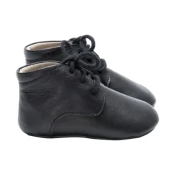 Mavies Classic Babyschoentjes Leather Black Mt. XS