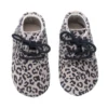 Mavies Classic Babyschoentjes Leopard Grey Mt. XS