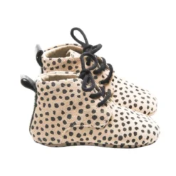 Mavies Classic Babyschoentjes Speckle Sand Mt. XS -Babykamers Verkoopwinkel mockies classic babyschoentjes speckle sand 1 7e3d