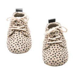 Mavies Classic Babyschoentjes Speckle Sand Mt. XS -Babykamers Verkoopwinkel mockies classic babyschoentjes speckle sand 2 5f1e