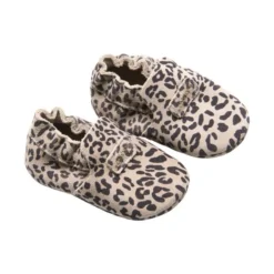 Mavies First Steps Babyschoentjes Leopard Grey Mt. XS