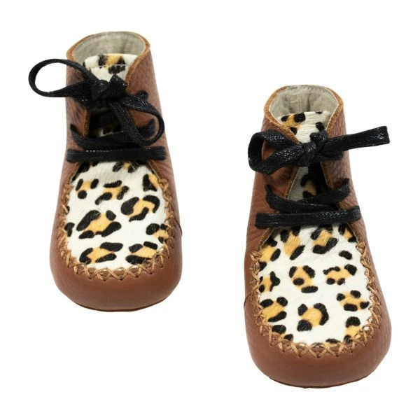 Mavies High Boots Leopard Brown Mt. XS 3 Mavies High Boots Leopard Brown Mt. XS - Afbeelding 3