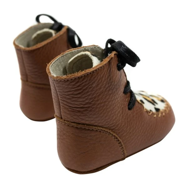 Mavies High Boots Leopard Brown Mt. XS 1 Mavies High Boots Leopard Brown Mt. XS