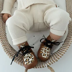 Mavies High Boots Leopard Brown Mt. XS 9 Mavies High Boots Leopard Brown Mt. XS -Babykamers Verkoopwinkel mockies high boots leopard brown 5 61e0