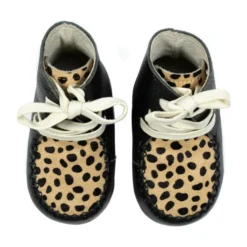 Mavies High Boots Speckle Black Mt. XS -Babykamers Verkoopwinkel mockies high boots speckle black 2 c746