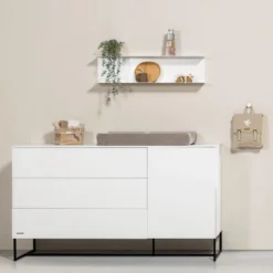 Kidsmill Modular 2 Commode XL Mat Wit -Babykamers Verkoopwinkel modular wit commode e915