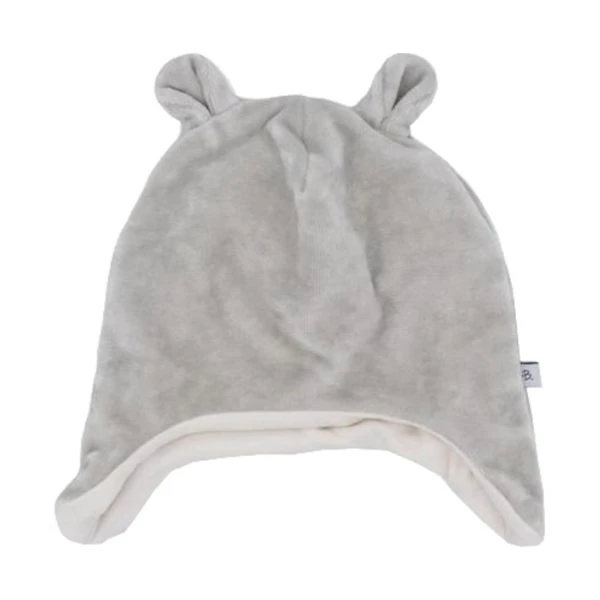 Bamboom Mutsje Velvet Ice Grey S 1 Bamboom Mutsje Velvet Ice Grey S