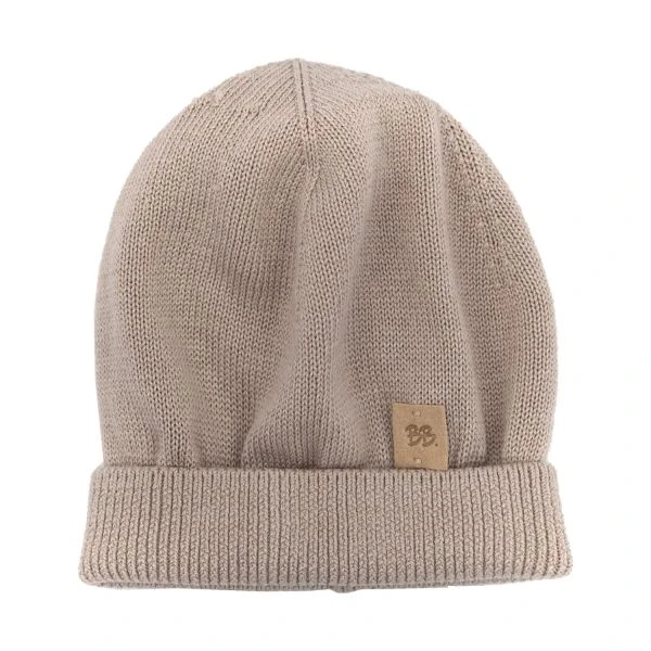 Bamboom Knitted Mutsje Camel 1 Bamboom Knitted Mutsje Camel