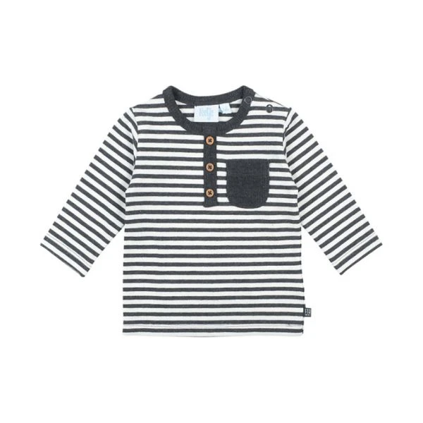 Feetje Mini Person Streep T-Shirt Antraciet Melange Mt. 44 1 Feetje Mini Person Streep T-Shirt Antraciet Melange Mt. 44