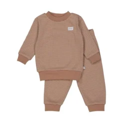 Feetje Autumn Special Wafel Pyjama Bruin Mt. 56