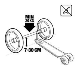 Prepello Extra Koppelstuk 5 Prepello Extra Koppelstuk -Babykamers Verkoopwinkel prepello meerijdplankje black 3 26fb