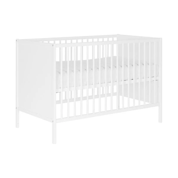 Puck Element Babybed Beuken Wit 60 X 120 Cm 2 Puck Element Babybed Beuken Wit 60 X 120 Cm - Afbeelding 2