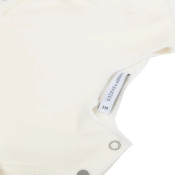 Bamboom T-shirt Lange Mouw Crème 1 Mnd 3 Bamboom T-shirt Lange Mouw Crème 1 Mnd - Afbeelding 3