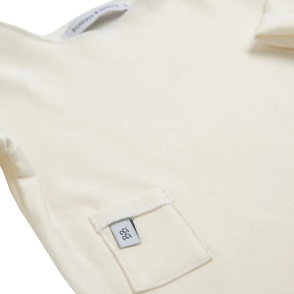 Bamboom T-shirt Lange Mouw Crème 1 Mnd 4 Bamboom T-shirt Lange Mouw Crème 1 Mnd - Afbeelding 4