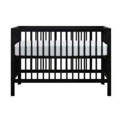 Kidsmill Pure Wood Ledikant Zwart Geborsteld 60 X 120 Cm