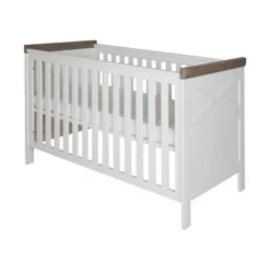 Kidsmill Savigno Babybed 70 X 140 Cm Grijs Met Kruis