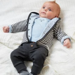 Feetje Mini Person Jas Antraciet Melange Mt. 44 -Babykamers Verkoopwinkel sfeer nos08 51800224 51601478 52201448 50400095 493d