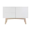 Kidsmill Sixties Commode Wit Mat / Naturel