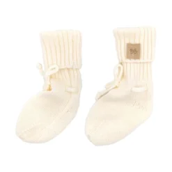 Bamboom Knitted Slofjes Wit