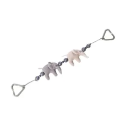 Smallstuff Knitted Elephant Wagenspanner Rose / Powder