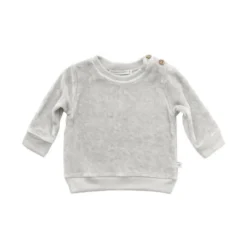 Bamboom Velvet T-shirt Ice Grey 1 Mnd